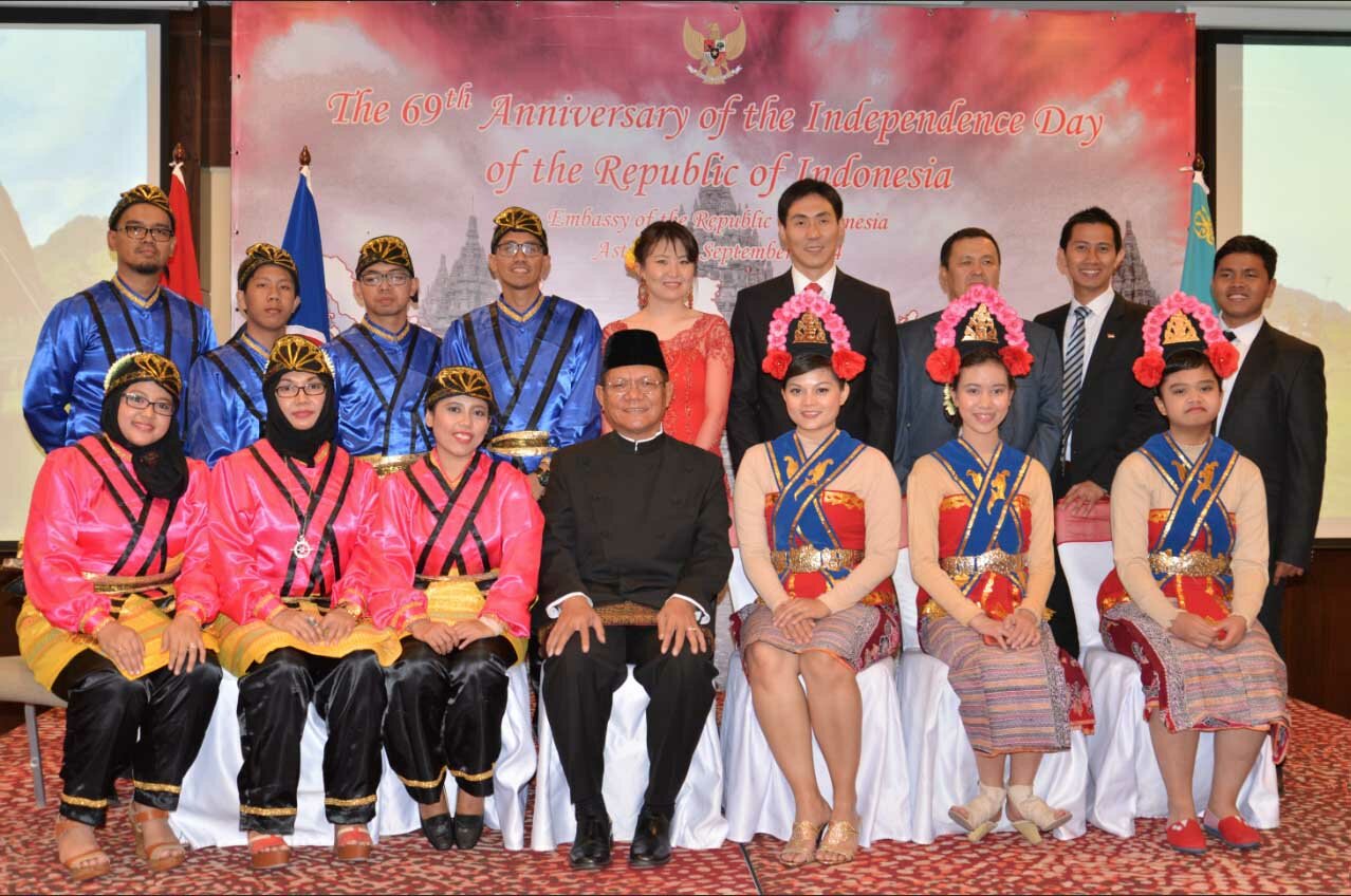 Yapong and Badinding Dance at the Indonesian Embassy’s Diplomatic Reception